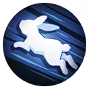 Fleeing Hare